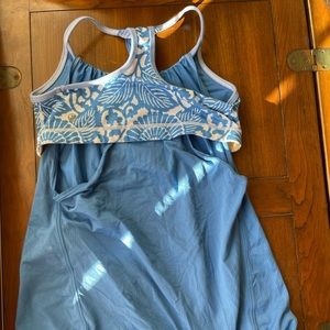 Blue Lululemon shirt